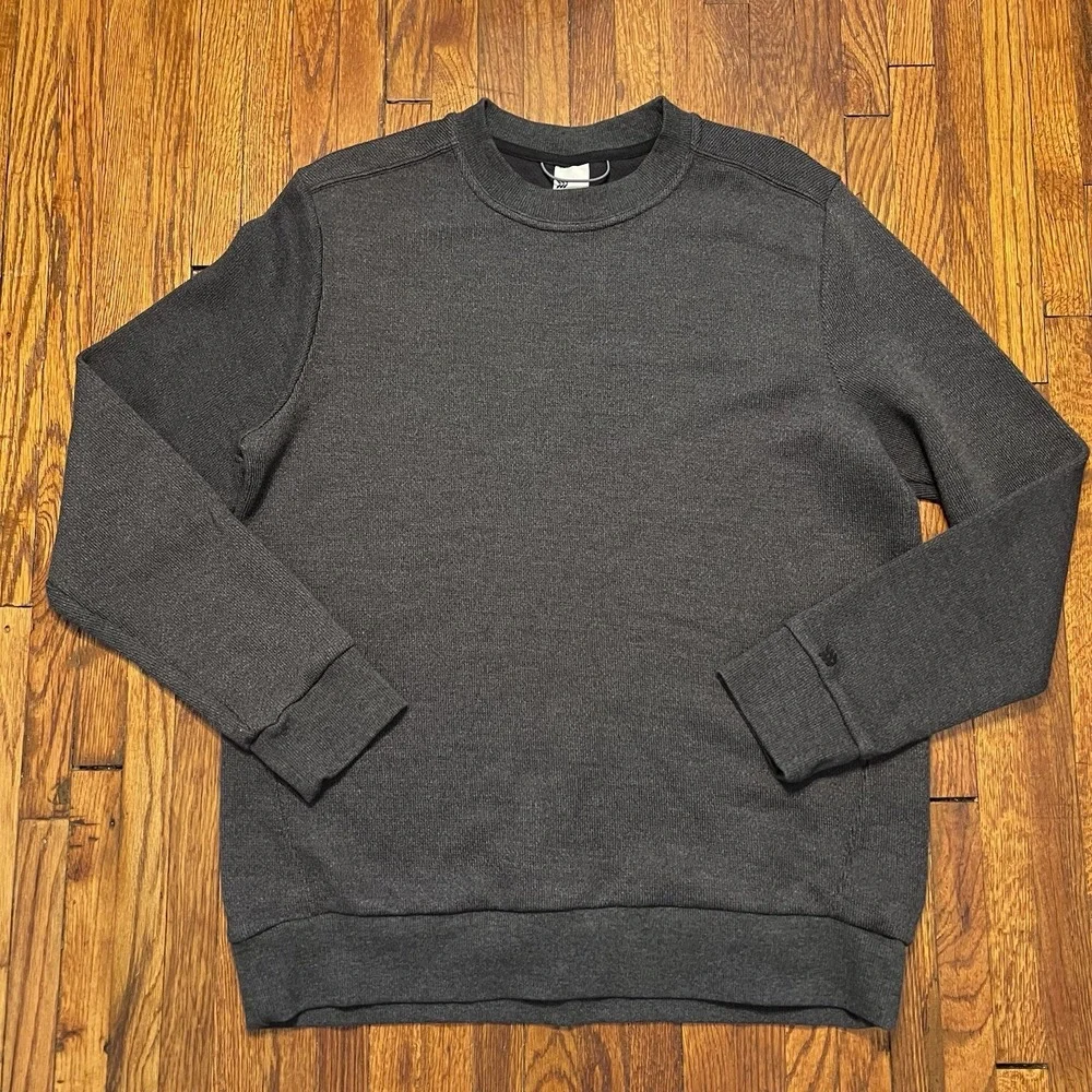 All In Motion Men's Crewneck Sweater Size Large Gray/Blue Preowned